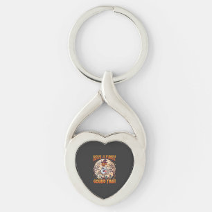 Have Funky Gourd Time Halloween Ghost Pumpkin_1 Key Ring