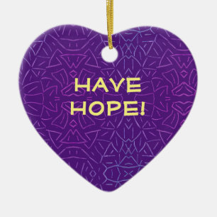 Have Hope!   Ceramic Tree Decoration