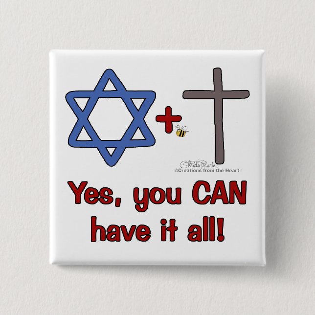 Have It All! 15 Cm Square Badge (Front)