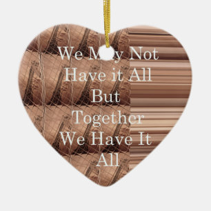 Have it all Giraffe Safari Hakuna Matata woven so Ceramic Tree Decoration
