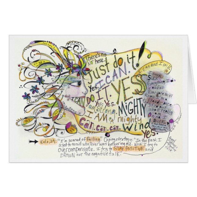 "Have no fear" card by Julie Elman (Front Horizontal)