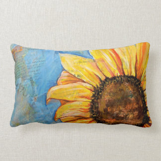 Have No Fear Sunflower Lumbar Pillow