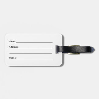 Have Rad Adventures Black Luggage Tag