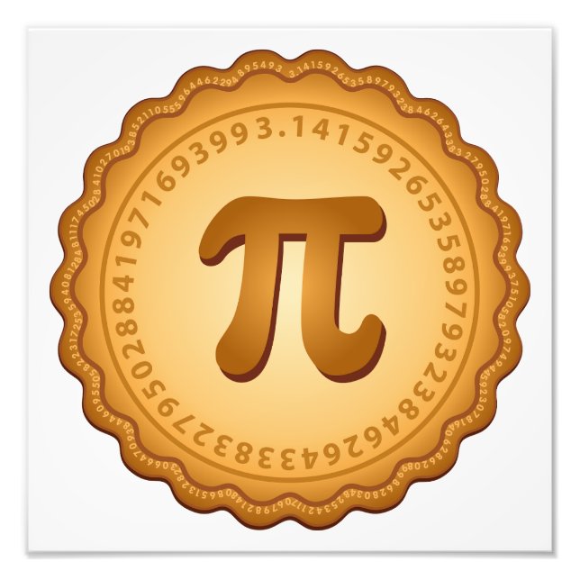 Have Some Pie on Pi Day, March 14 Photo Print (Front)