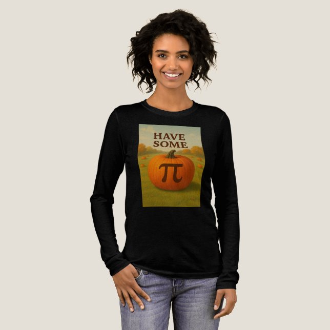 Have Some Pumpkin Pi T-Shirt Tri-Blend Shirt (Full Front)