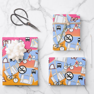 Have Suitcase Will Travel  Wrapping Paper Sheet