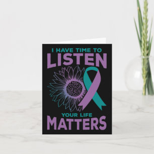 Have Time To Listen Suicide Awareness Counsellor G Card