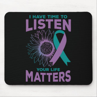 Have Time To Listen Suicide Awareness Counsellor G Mouse Pad