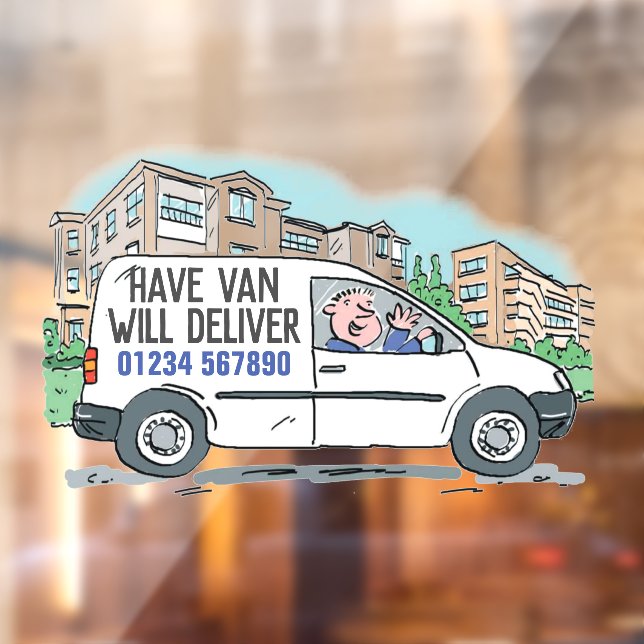 Have Van Will Deliver with Phone Number (Sheet 2)