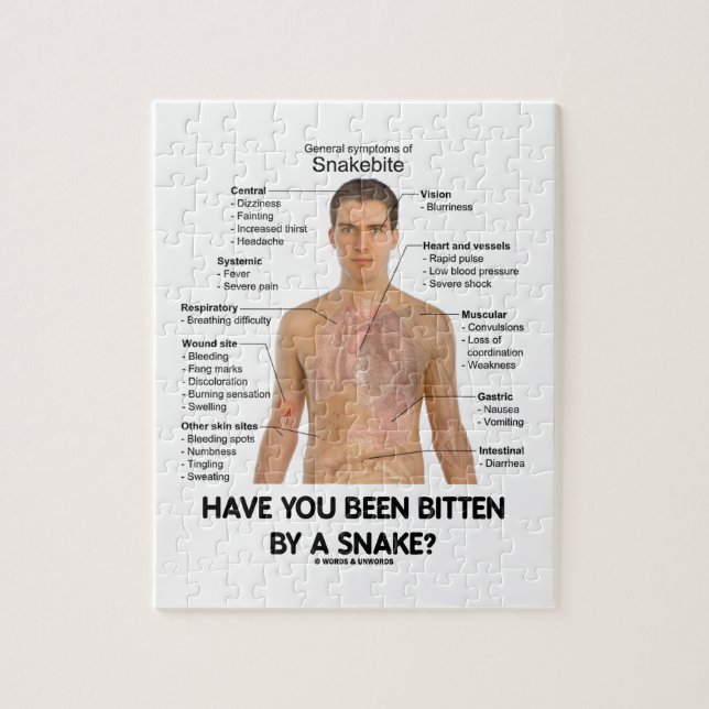 Have You Been Bitten By A Snake? (Snake Bite) Jigsaw Puzzle (Vertical)