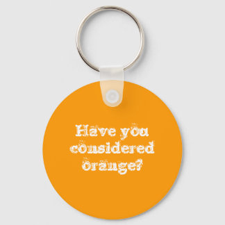 Have you considered orange? key ring
