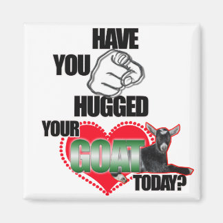 HAVE YOU HUGGED YOUR GOAT TODAY? MAGNET