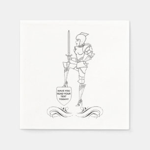 "Have You Read Your Text Today?” Napkin