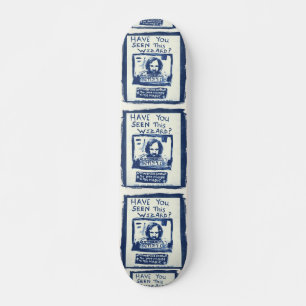 HAVE YOU SEEN THIS WIZARD BLUE SKATEBOARD