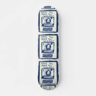 HAVE YOU SEEN THIS WIZARD BLUE SKATEBOARD