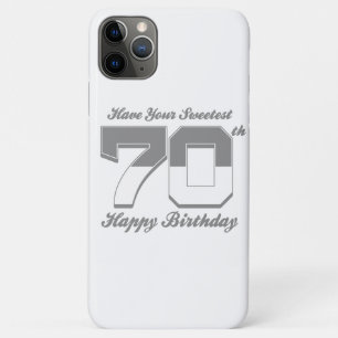 Have you sweetest happy 70th birthday Case-Mate iPhone case
