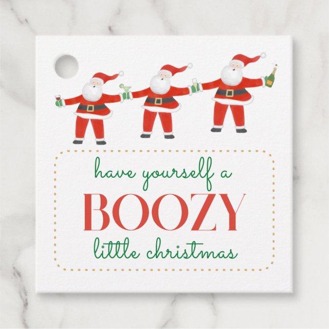 Have Yourself A Boozy Little Christmas Tag (Front)