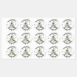 Have yourself a furry little Christmas Labels