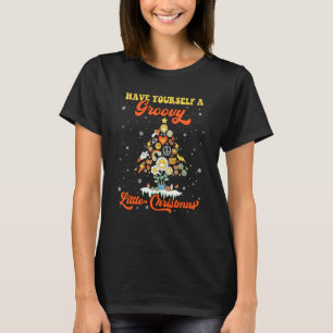 Have Yourself A Groovy Little Christmas hippie Xma T-Shirt
