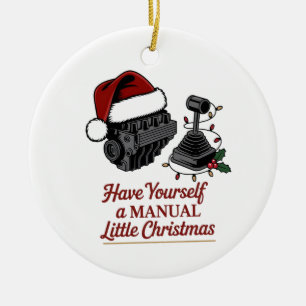 Have Yourself a Manual Little christmas Ceramic Tree Decoration