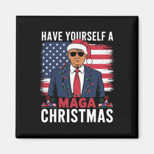 Have Yourself A Merry Christmas Xmas Red Election Magnet
