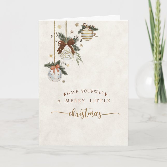 Have Yourself A Merry Little Christmas Card (Front)