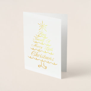 Have Yourself a Merry Little Christmas Foil Card