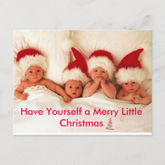 Have Yourself a Merry Little Christmas Holiday Postcard