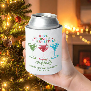 Have Yourself A Merry Little Cocktail Bachelorette Can Cooler
