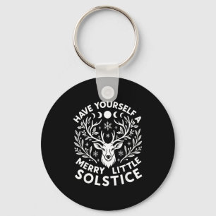 Have Yourself A Merry Little Solstice Christmas Pa Key Ring
