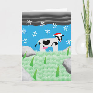 Have yourself a Moo-ey little Christmas Card
