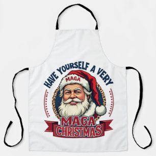 Have Yourself a very Maga Christmas Trump Won  Apron