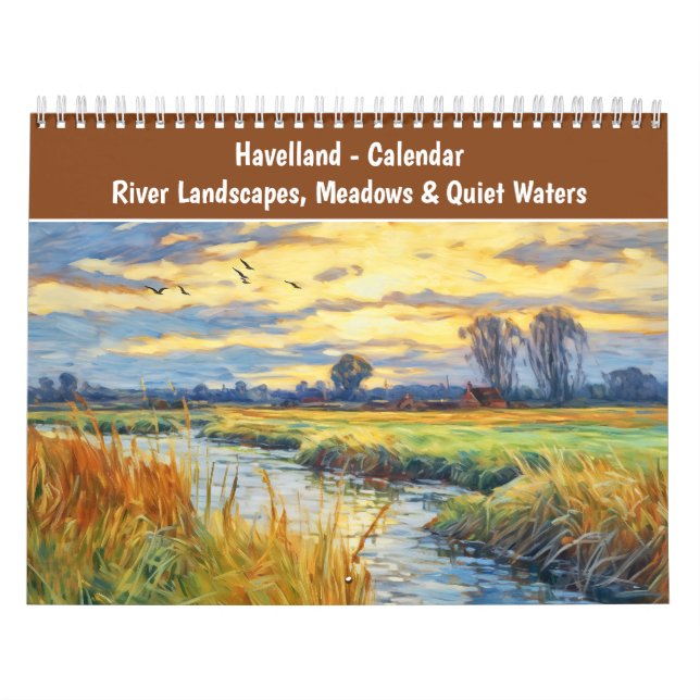 Havelland Calendar – River Landscapes, Meadow (Cover)