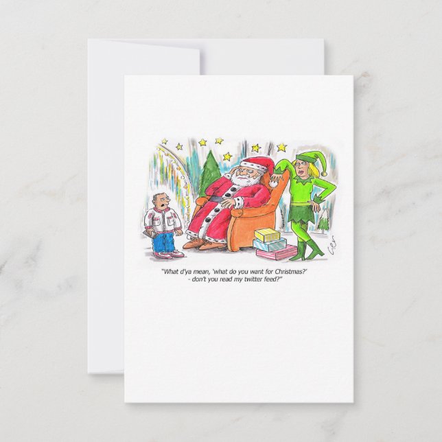 Haven't you seen my twitter feed? card (Front)