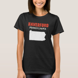 Haverford Pennsylvania USA State America Travel T-Shirt