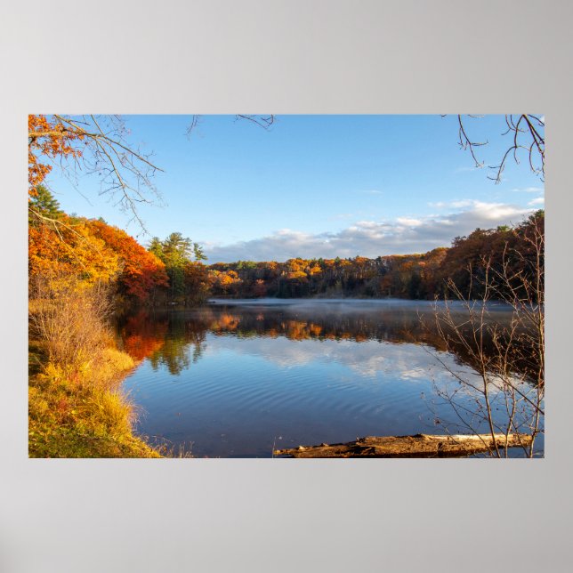 Haviland Cove Beach in Glens Falls, NY Poster (Front)