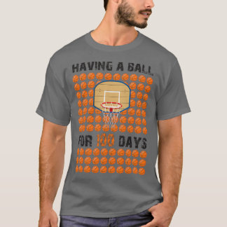 Having a Ball For 100 Days Gift For Students 3 T-Shirt