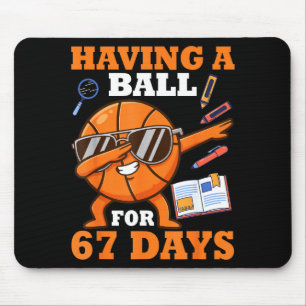 Having A Ball For 67 Days Dabbing Basketball Playe Mouse Pad