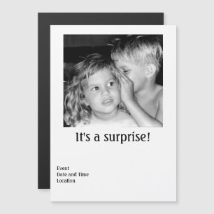 Having a Party Magnetic Invitation