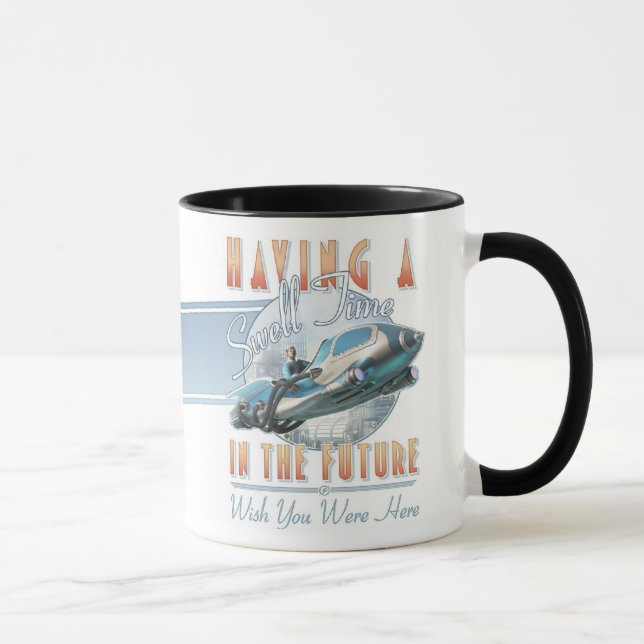 Having a Swell Time in the Future Mug (Right)