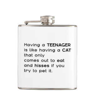 Having a Teenager... Hip Flask