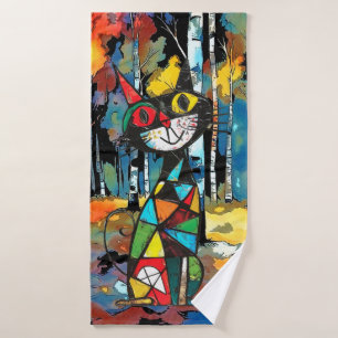 Having An Abstract Kinda Day Bath Towel