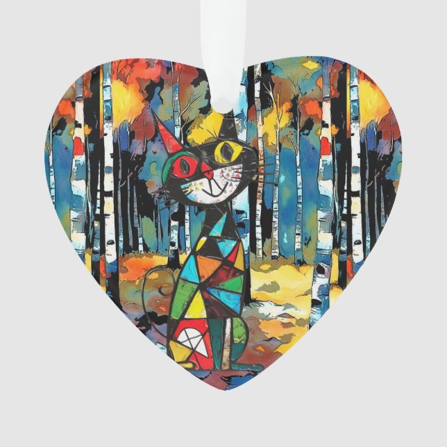 Having An Abstract Kinda Day Ornament (Front)