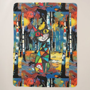 Having An Abstract Kinda Day Sherpa Blanket
