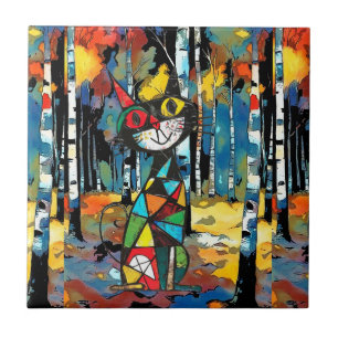 Having An Abstract Kinda Day Tile