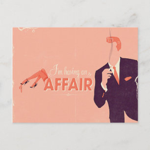 Having an Affair Postcard