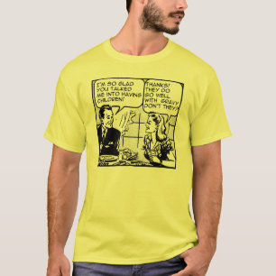 Having Children Funny Retro Shirt Humour