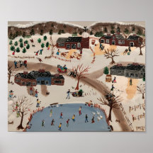 Having Fun on A Cold Winters Day