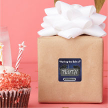 Having the Belt of Truth - Square Stickers