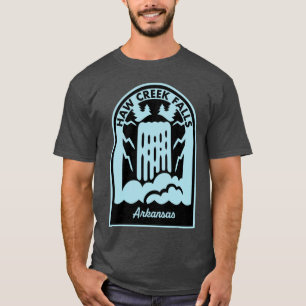 Haw Creek Falls Arkansas Oversized T-Shirt